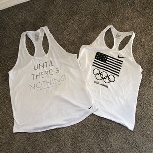 2 Nike Racerback Tanks